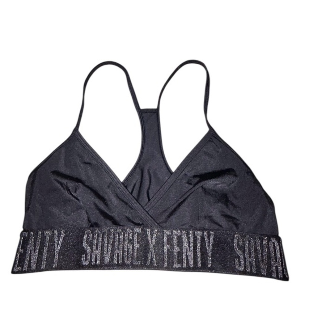 Savage X Fenty Black Athletic Bra - Picture 2 of 4
